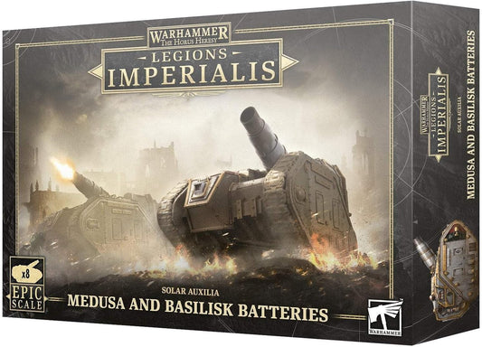 Warhammer: The Horus Heresy - Legions Imperialis:  Solar Auxilia - Medusa and Basilisk Batteries