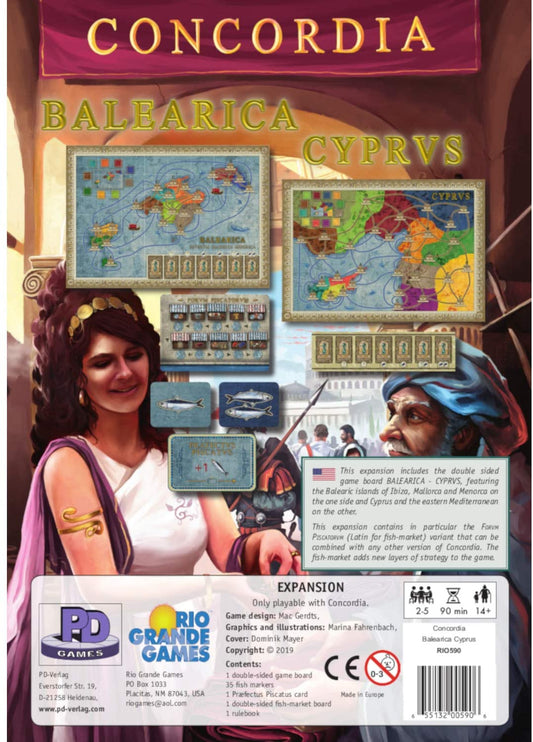 (BSG Certified USED) Concordia - Balearica and Cyprus