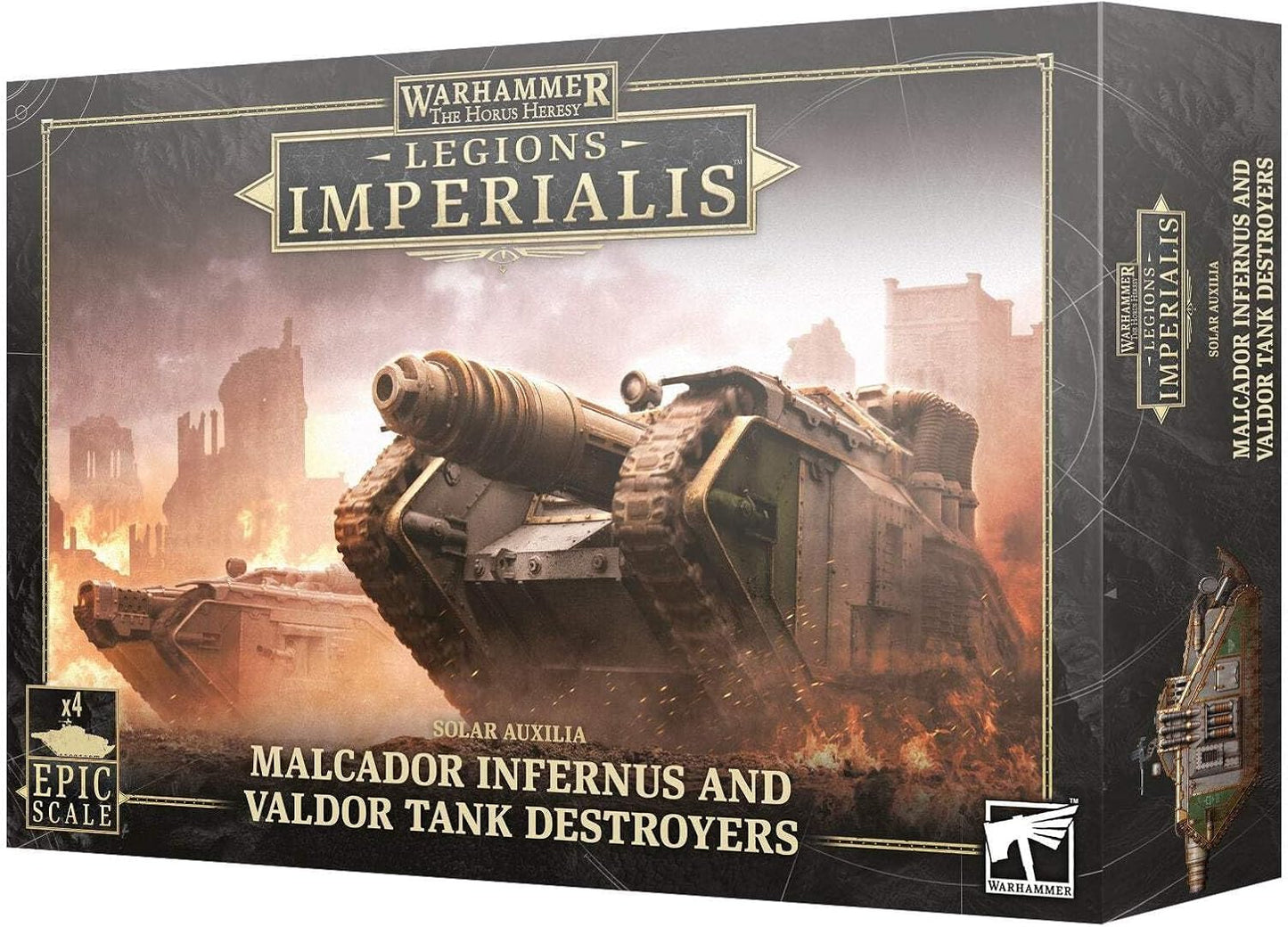 Warhammer: The Horus Heresy - Legions Imperialis:  Solar Auxilia - Malcador Infernus and Valdor Tank Destroyers