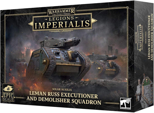 Warhammer: The Horus Heresy - Legions Imperialis:  Solar Auxilia - Leman Russ Executioner and Demolisher Squadron