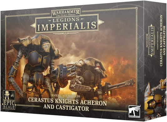 Warhammer: The Horus Heresy - Legions Imperialis:  Knight Households - Cerastus Knights Acheron & Castigator