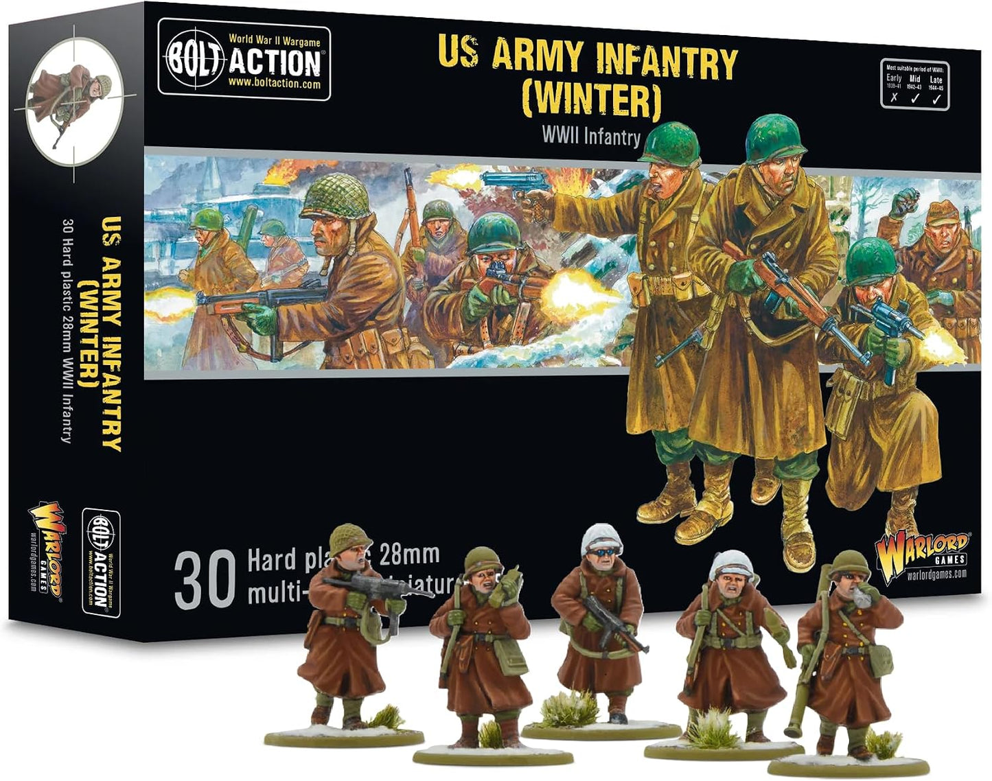 Bolt Action - US Army Infantry Platoon (Winter)