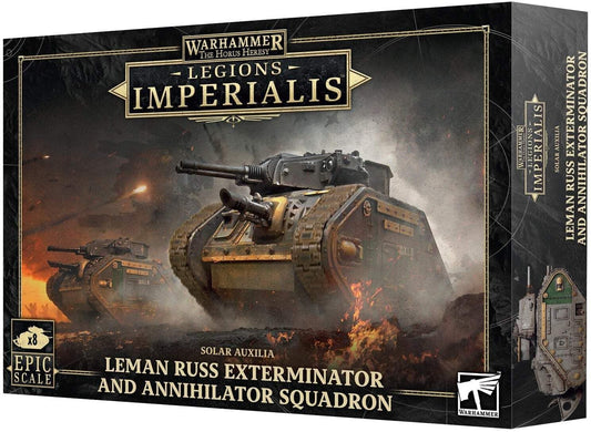 Warhammer: The Horus Heresy - Legions Imperialis:  Solar Auxilia - Leman Russ Exterminator and Annihilator Squadron