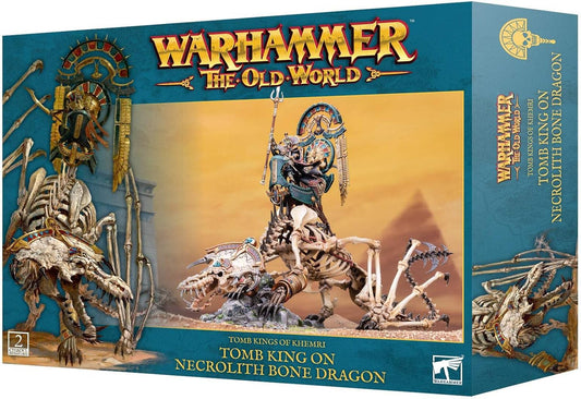 Warhammer: The Old World - Tomb Kings of Khemri: Tomb King on Necrolith Bone Dragon