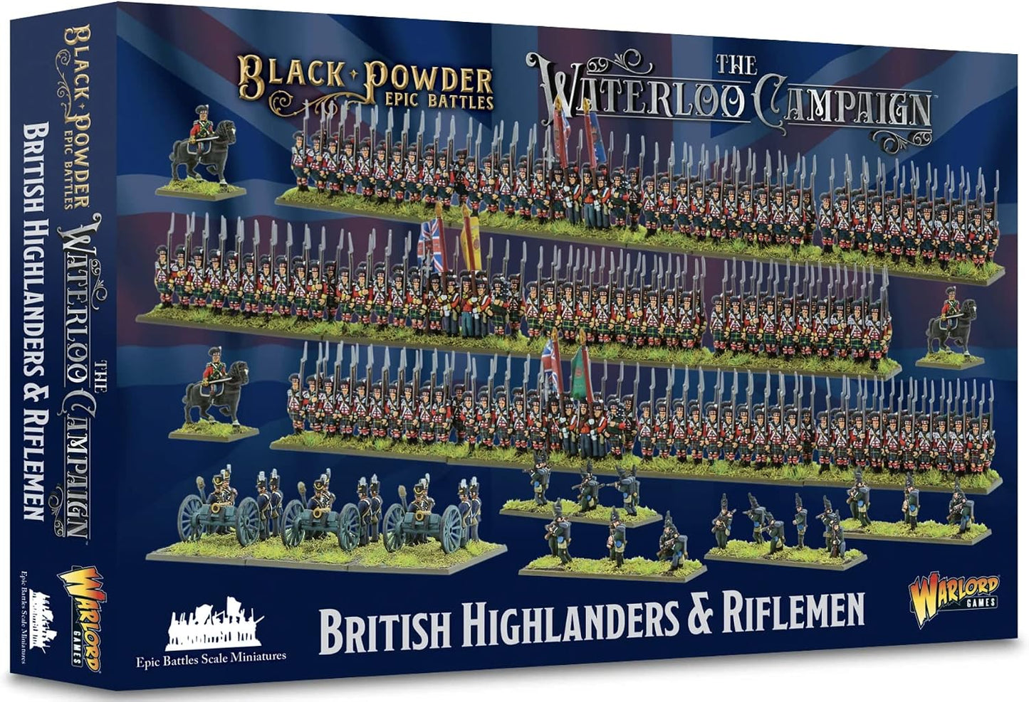 Black Powder: Epic Battles - The Waterloo Campaign: British Highlanders & Riflemen