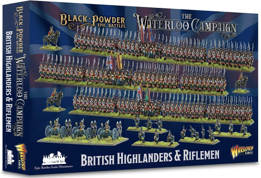 Black Powder: Epic Battles - The Waterloo Campaign: British Highlanders & Riflemen