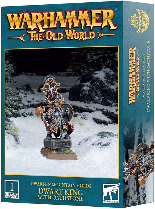 Warhammer: The Old World - Dwarfen Mountain Holds: Dwarf King w/ Oathstone