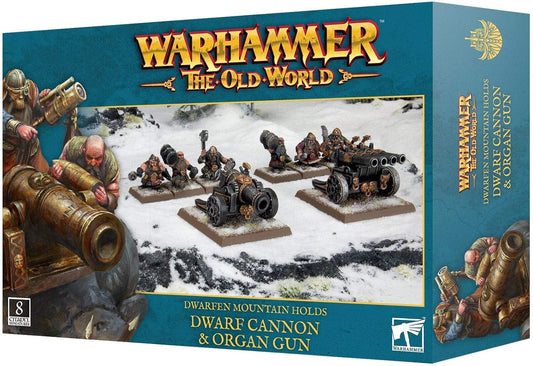 Warhammer: The Old World - Dwarfen Mountain Holds: Dwarf Cannon & Organ Gun