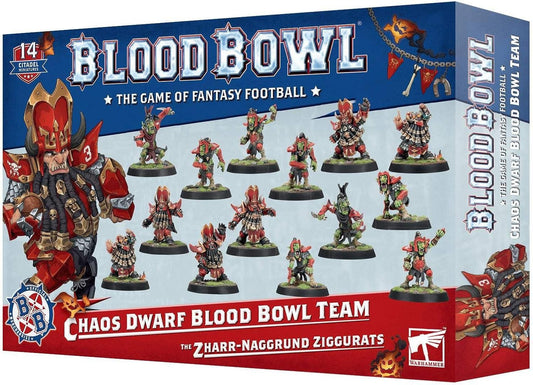 Blood Bowl - Chaos Dwarf Team: The Zharr-Naggrund Ziggurats