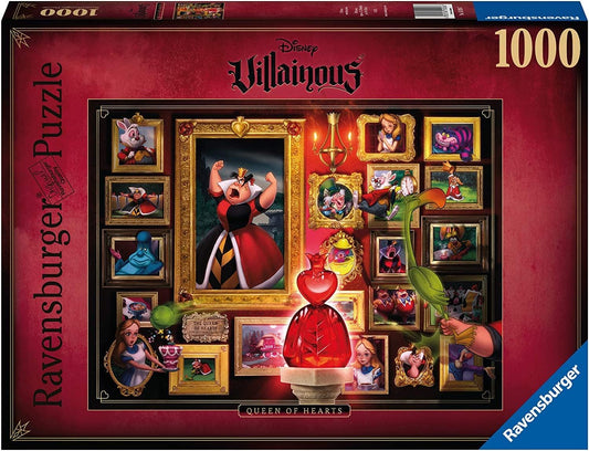 (BSG Certified USED) Disney Villainous Puzzles - Queen of Hearts (1000pc)