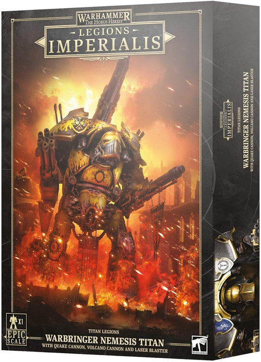 Warhammer: The Horus Heresy - Legions Imperialis:  Titan Legions - Warbringer Nemesis Titan w/ Quake Cannon, Volcano Canon and Laser Blaster