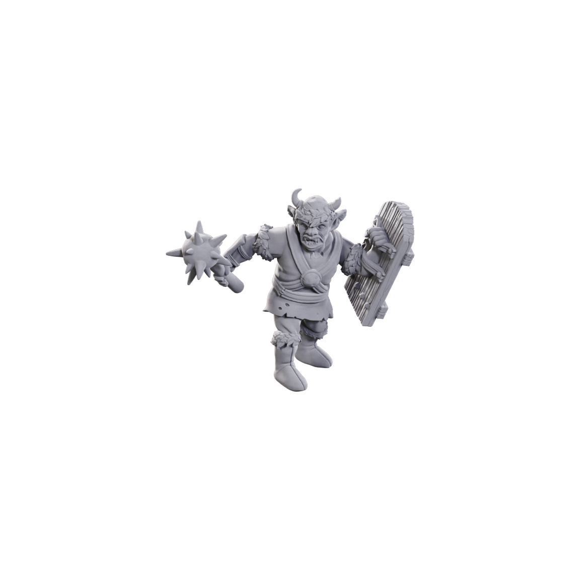 Nolzur's Marvelous Unpainted Miniatures - Limited Edition 50th Anniversary - Goblins (90731) - Unpainted sculpt view 1