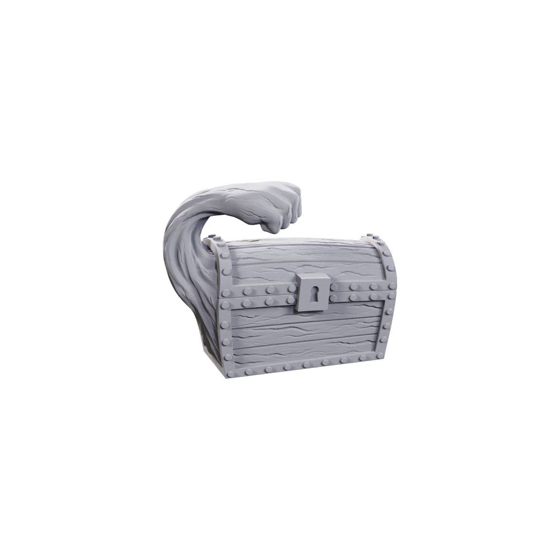 Nolzur's Marvelous Unpainted Miniatures - Limited Edition 50th Anniversary - Mimics (90735) - Unpainted sculpt view 1