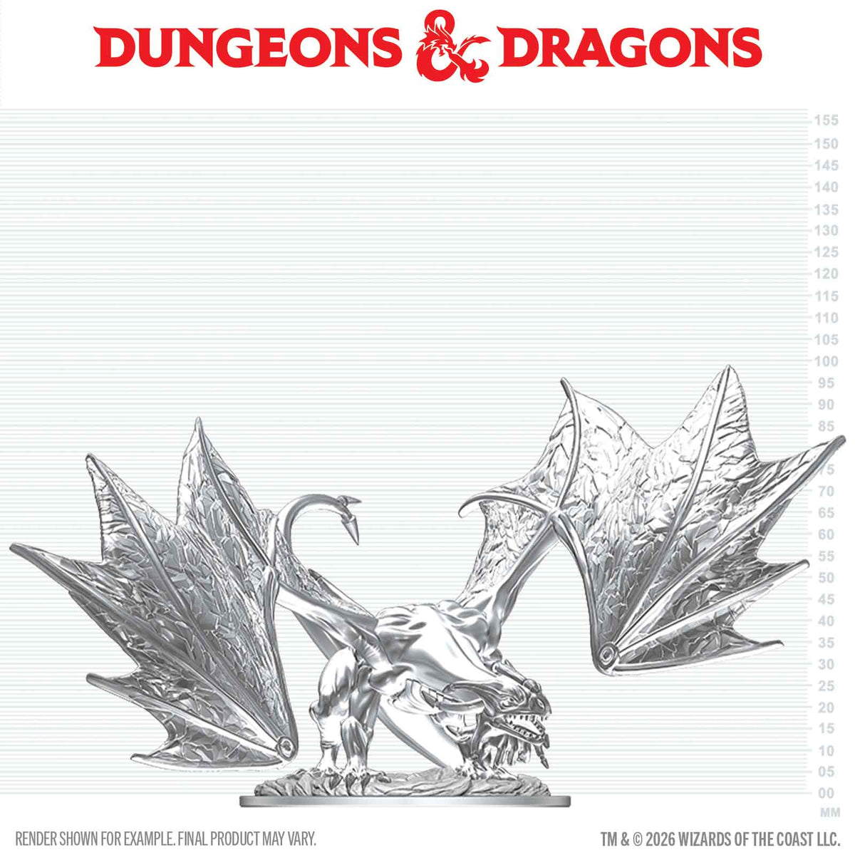 Nolzur's Marvelous Unpainted Miniatures - Young Sapphire Dragon