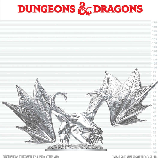 Nolzur's Marvelous Unpainted Miniatures - Young Sapphire Dragon