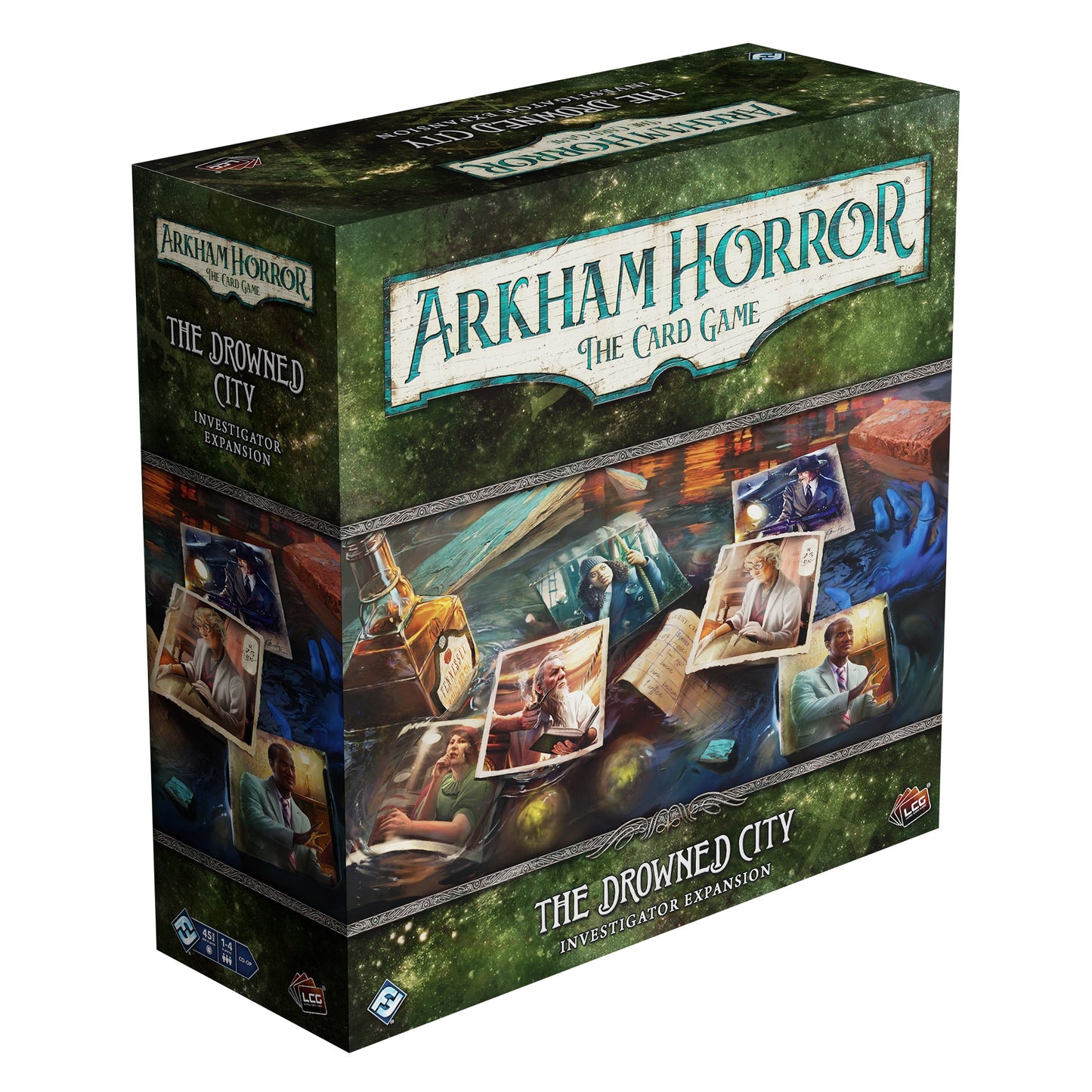 (BSG Certified USED) Arkham Horror: LCG - The Drowned City: Investigator Expansion