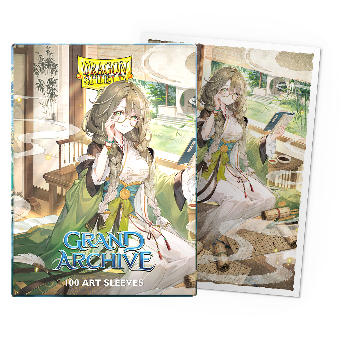 Dragon Shield - Matte Art: Grand Archive: Kongming: Wayward Maven (100 sleeves)