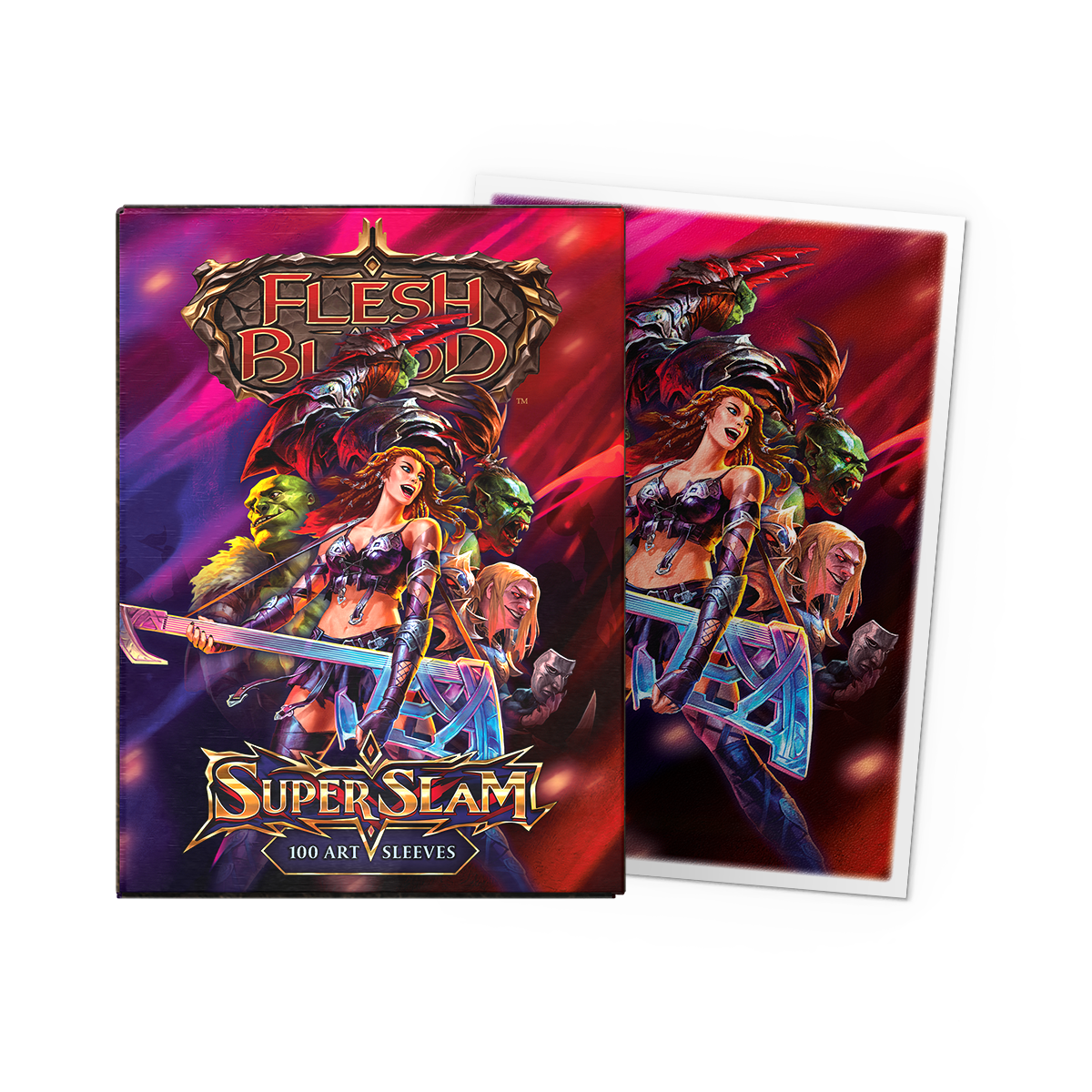 Dragon Shield - Matte Art: Flesh and Blood: Super Slam (100 sleeves)