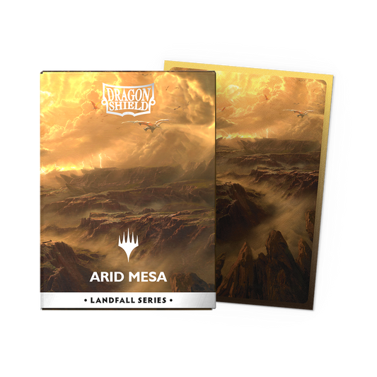 Dragon Shield - Matte Dual Art: Magic: The Gathering: Landfall Series: Arid Mesa (100 sleeves)