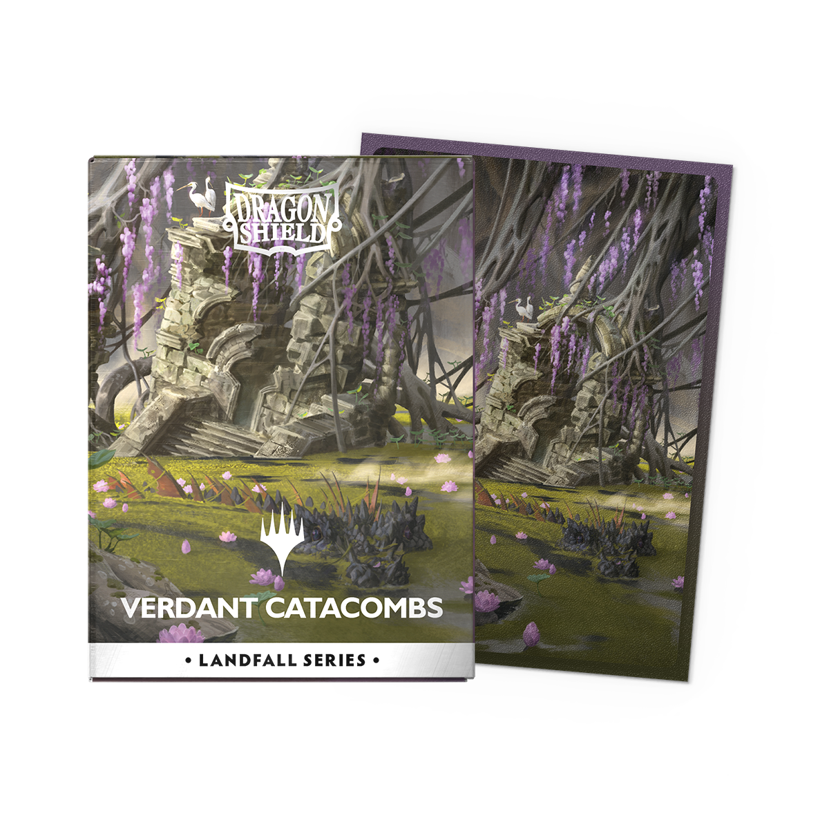 Dragon Shield - Matte Dual Art: Magic: The Gathering: Landfall Series: Verdant Catacombs (100 sleeves)