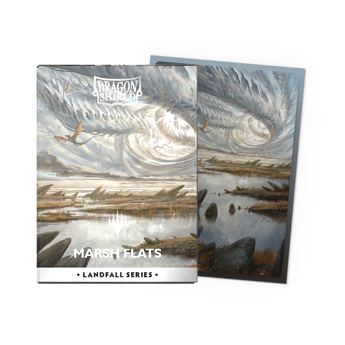 Dragon Shield - Matte Dual Art: Magic: The Gathering: Landfall Series: Marsh Flats (100 sleeves)