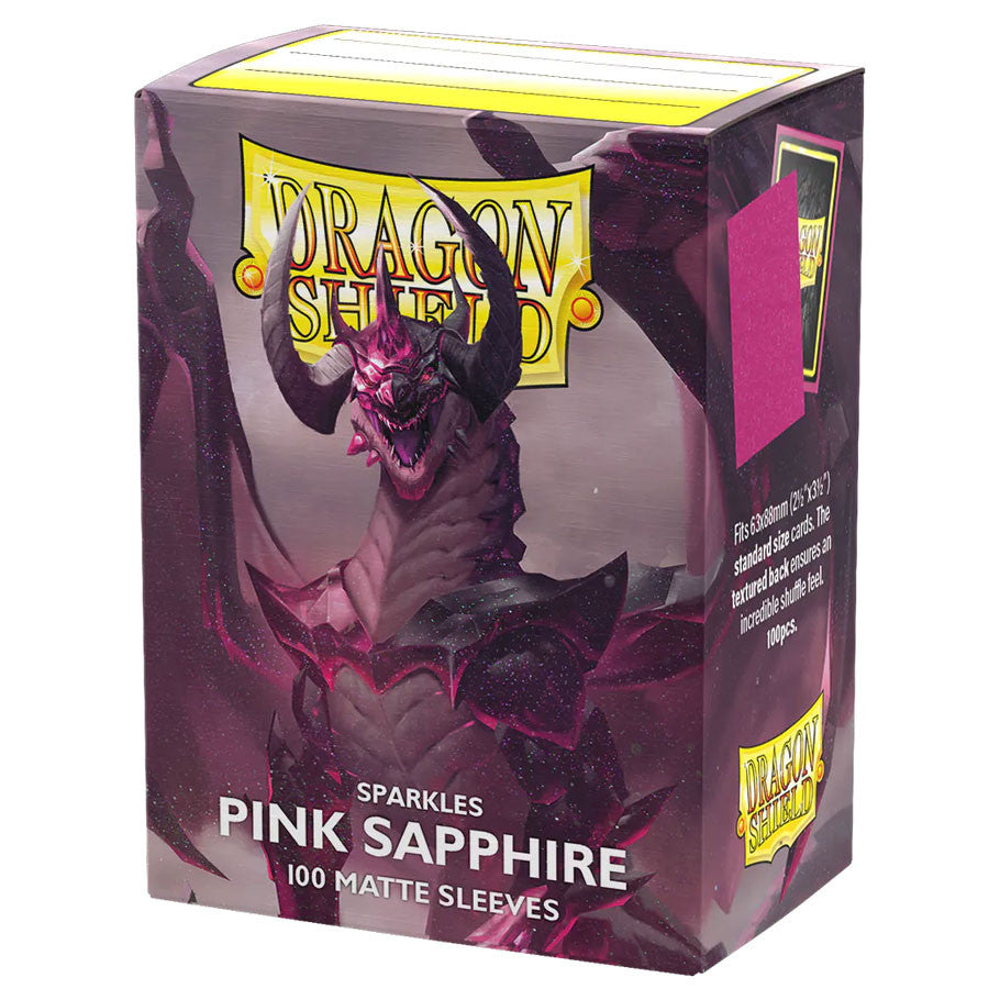 Dragon Shield - Matte: Pink Sapphire (100 sleeves)