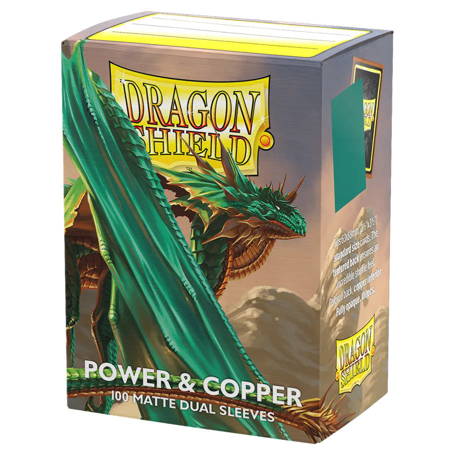 Dragon Shield - Matte Dual: Power & Copper (100 sleeves)
