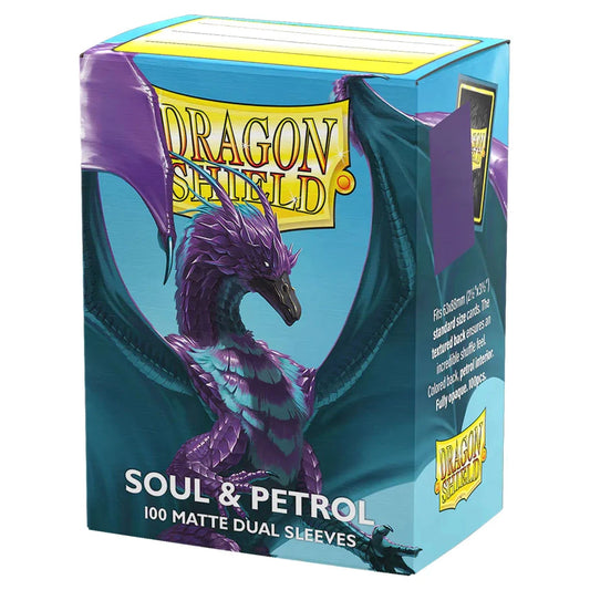 Dragon Shield - Matte Dual: Soul & Petrol (100 sleeves)
