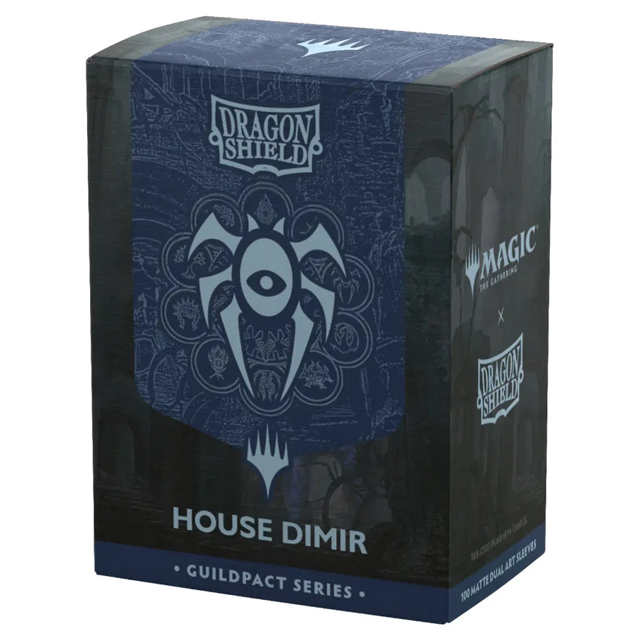 Dragon Shield - Matte Dual Art: Magic: The Gathering: Guildpact Series: House Dimir (100 sleeves)