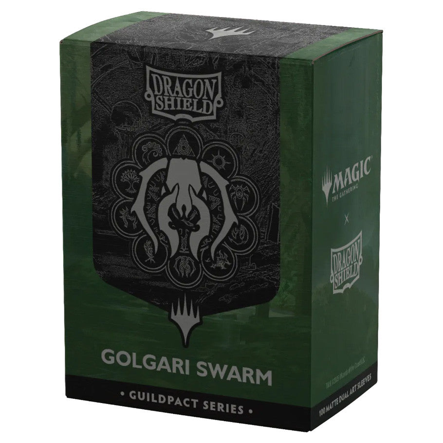 Dragon Shield - Matte Dual Art: Magic: The Gathering: Guildpact Series: Golgari Swarm (100 sleeves)