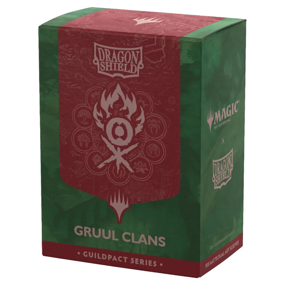 Dragon Shield - Matte Dual Art: Magic: The Gathering: Guildpact Series: Gruul Clans (100 sleeves)