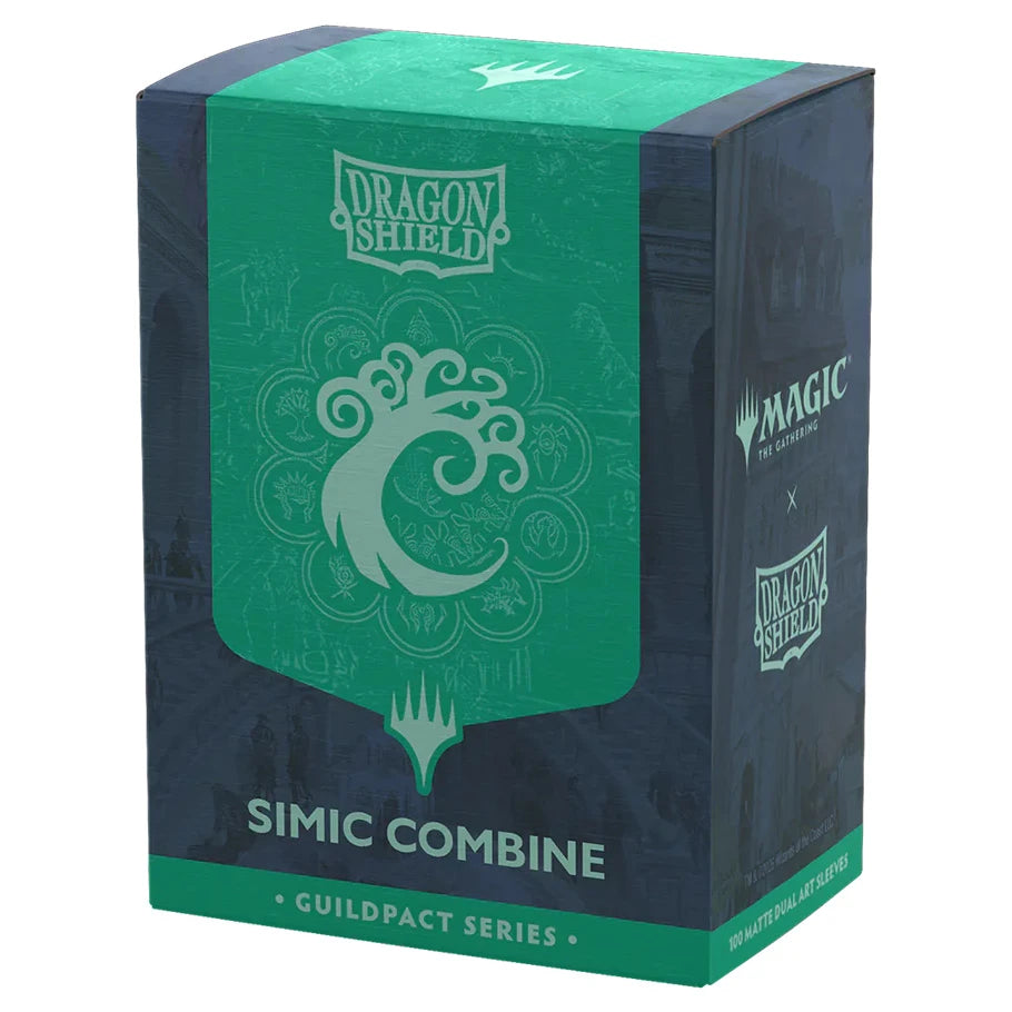 Dragon Shield - Matte Dual Art: Magic: The Gathering: Guildpact Series: Simic Combine (100 sleeves)