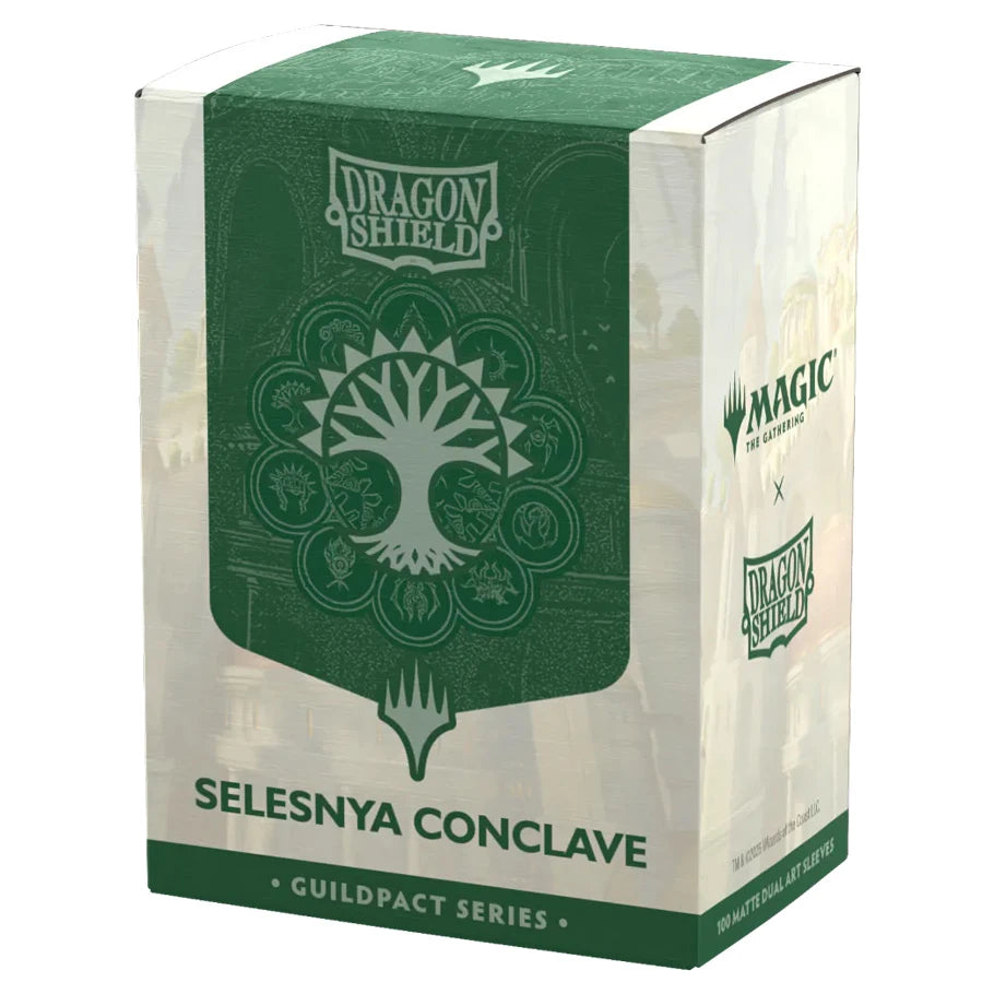 Dragon Shield - Matte Dual Art: Magic: The Gathering: Guildpact Series: Selesnya Conclave (100 sleeves)