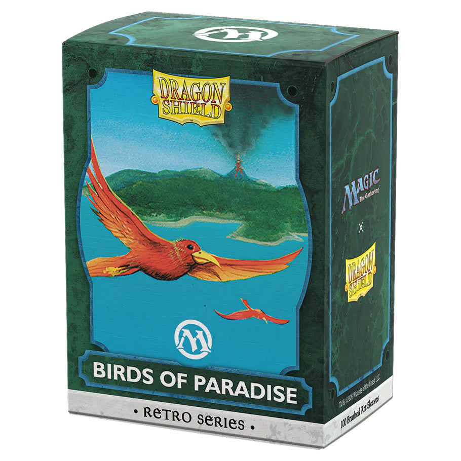 Dragon Shield - Brushed Art: Magic: The Gathering: Retro Series: Birds of Paradise (100 sleeves)