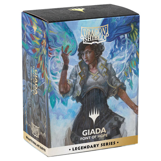 Dragon Shield - Matte Dual Art: Magic: The Gathering: Legendary Series: Giada, Font of Hope (100 sleeves)