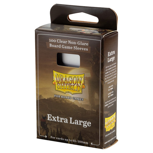 Dragon Shield: Non-Glare Board Game Sleeves - Matte Clear: Extra Large (100)