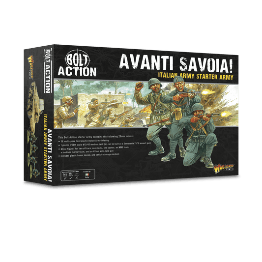 Bolt Action - Avanti Savoia!: Italian Starter Army