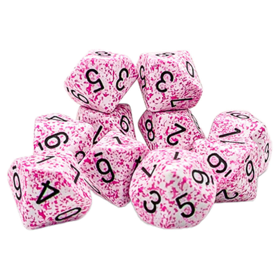 Speckled: D10 - Pink (10 dice)