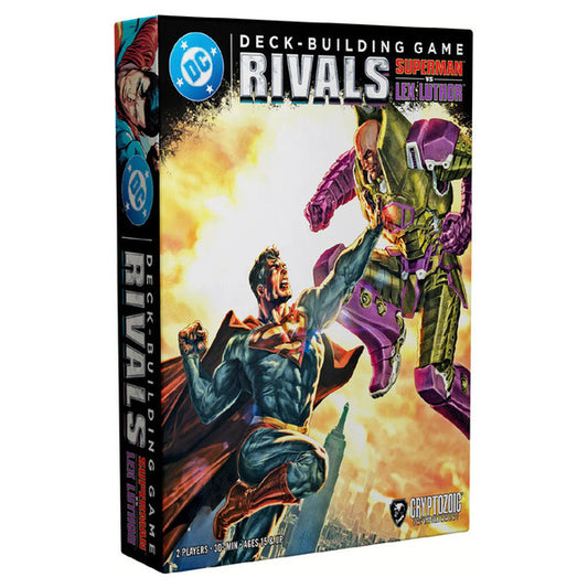 (BSG Certified USED) DC Comics: Deck-Building Game: Rivals - Superman VS Lex Luthor (stand alone or expansion)