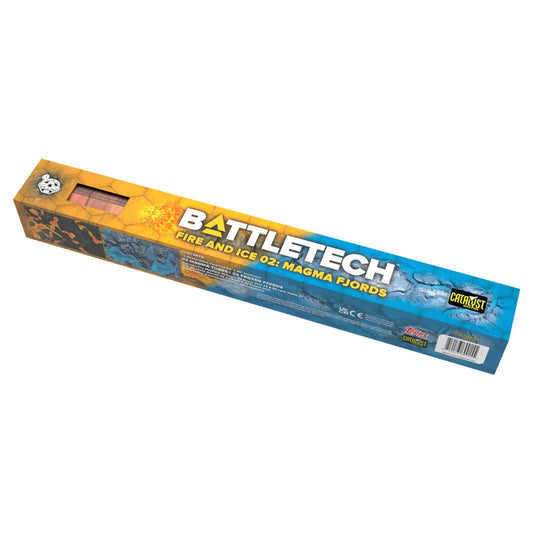 BattleTech - Battle Mat: 02 Magma Tubes / 02 Frozen Fjords