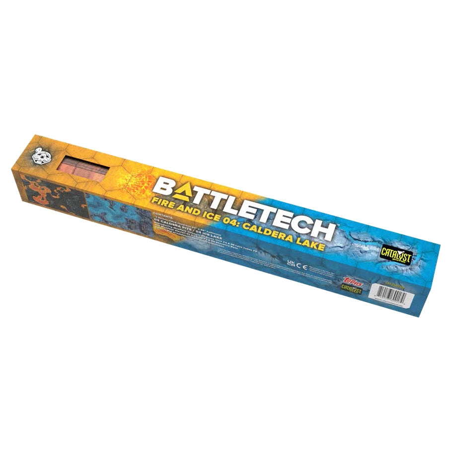 BattleTech - Battle Mat: 04 Caldera Pits / 04 Ice Lake