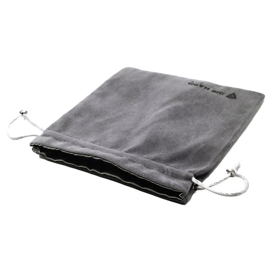 Velvet Dice Bag - Light Gray (Medium)