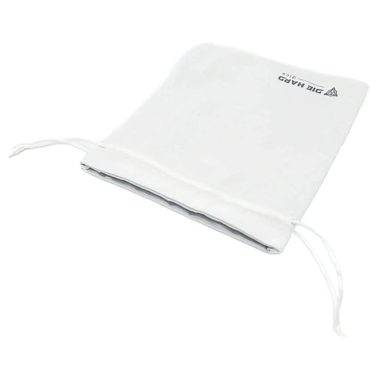 Velvet Dice Bag - White (Medium)