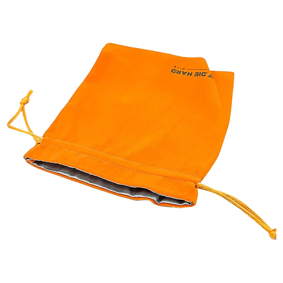 Velvet Dice Bag - Orange (Medium)