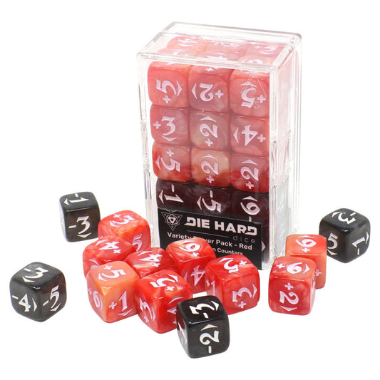 MtG Spindown Counters - Variety Power Pack: Red (30 dice)