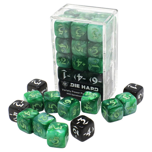 MtG Spindown Counters - Variety Power Pack: Green (30 dice)