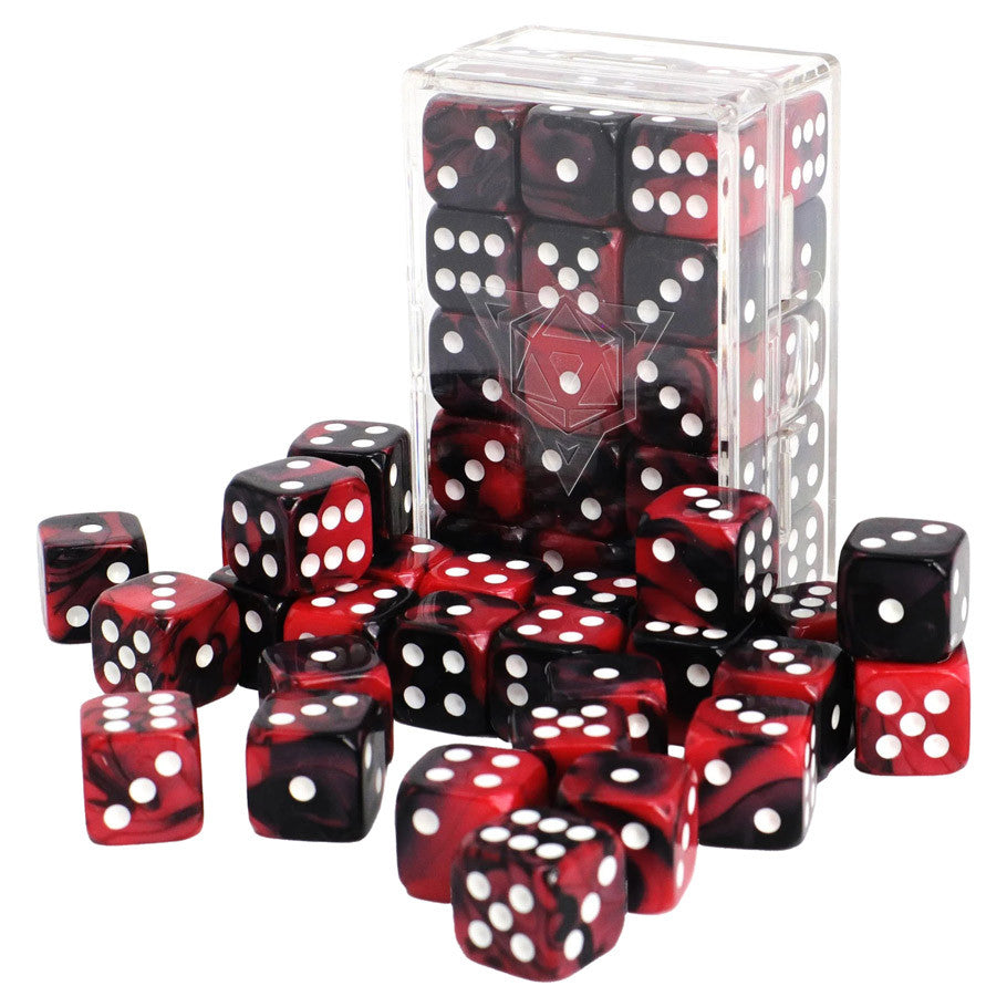 Vanguard D6 - Nocturne and Crimson (30 dice)