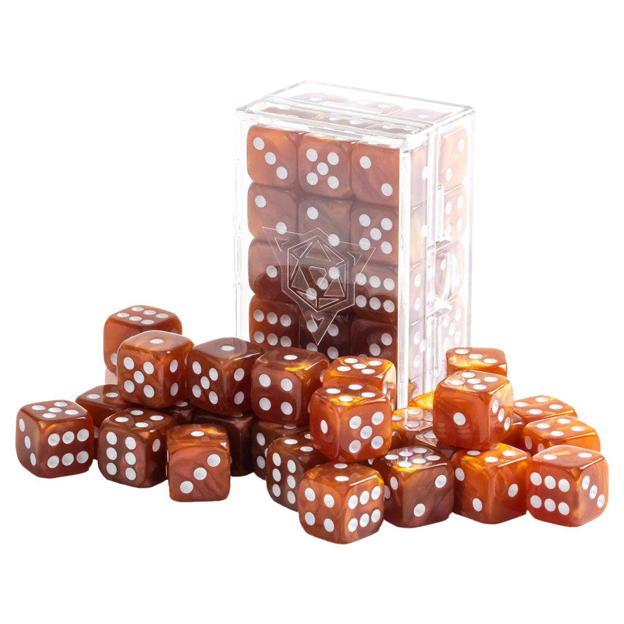 Vanguard D6 - Amber Shimmer (30 dice)
