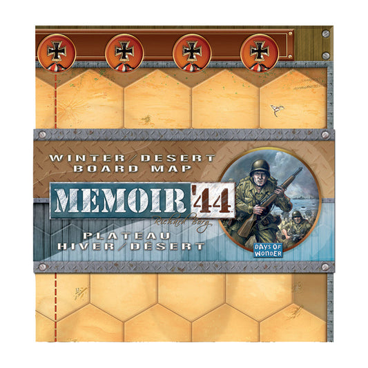 (BSG Certified USED) Memoir '44 - Winter/Desert Board Map