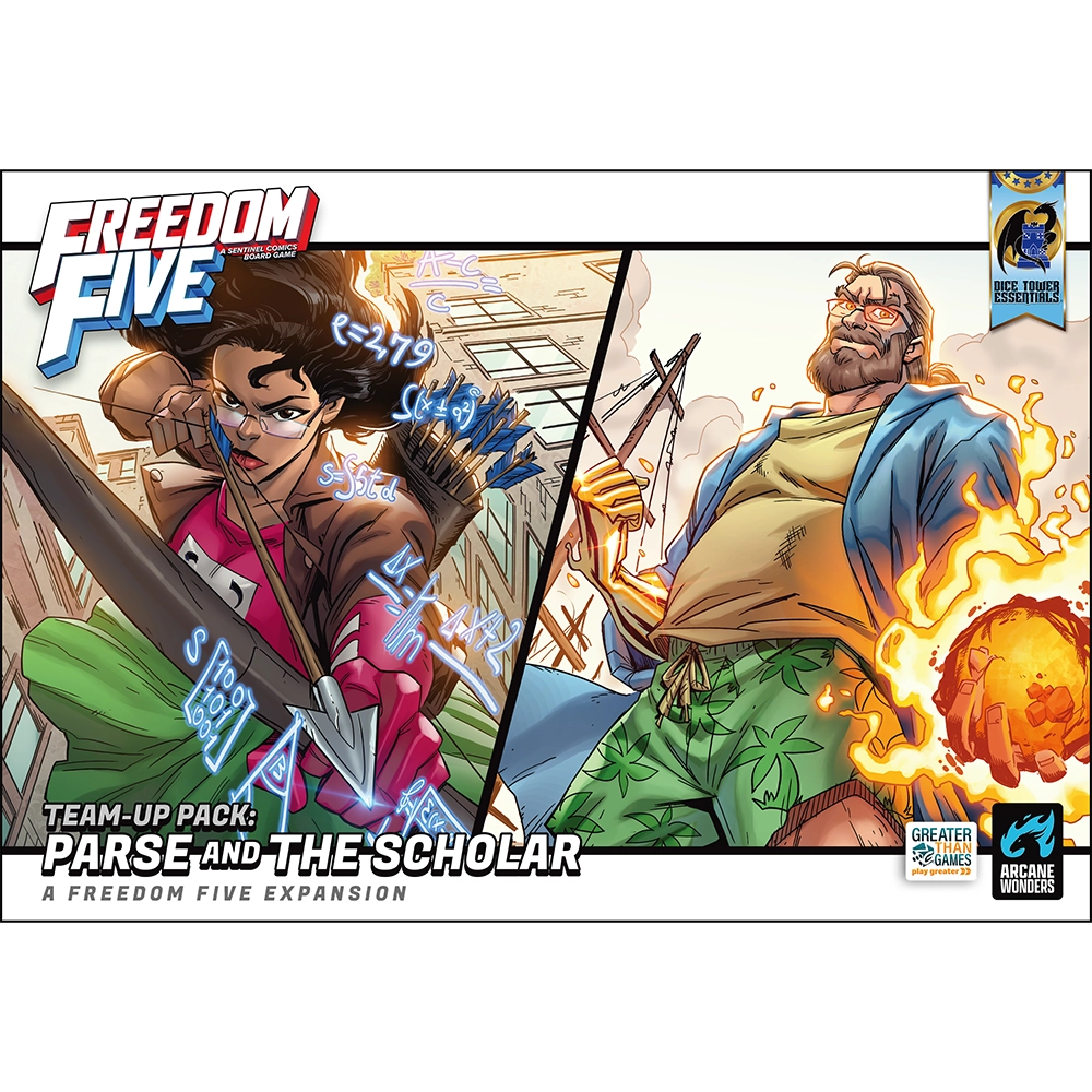 (BSG Certified USED) Freedom Five - Team-Up Pack: Parse & The Scholar